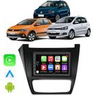 Kit Central Multimidia Fox SpaceFox CrossFox 7" Android-Auto/CarPlay Voz Google Siri Tv Online Bluetooth GPS