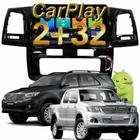 Kit Central Multimidia Hilux 11 12 13 14 e 15 Android Carplay Qled