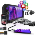 Kit Central Multimídia Mp5 2 Din Onix Cobalt Spin Prisma Com Espelhameto Usb Bluetooth