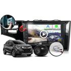 Kit Central Multimidia MP5 + Camera + Chicotes + Interface + Moldura Wr-v 19/21 AndroidAuto CarPlay