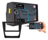 Kit central multimidia mp5 com moldura gol g6 voyage g6 saveiro g6 2013 a 2016