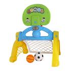 Kit Centro Esportivo Infantil Basquete Futebol Didático diversão crianças meninos e meninas criatividade esporte brincar