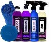 KIT Cera Blend Shampoo V-floc Restaurax Izer Pano Vonixx