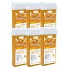 Kit Cera Refil Roll On Depilflax Natural 100g 6UN