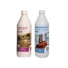 Kit Cera Resistente Brilhante E Limpador Laminados Vinílicos