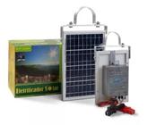 Kit Cerca Eletrica Solar Eletrificador + Placa 35km Zebu