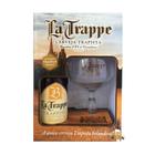 Kit cerveja la trappe blond 750ml + taça original 250ml