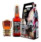 Kit Cerveja Roleta Russa Triple NE 500ml + Copo c/ Pulseira Dourada