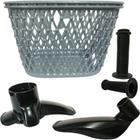 Kit Cesta Para Lamas E Punho Para Bicicleta do Aro 16 Nathor - XANDAO VARIEDADES