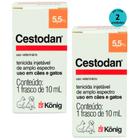 Kit Cestodan Injetável König 10ml- com 2 unidades