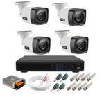 Kit Cftv 4 Câmeras Multi Full Hd 1080p 2mp Dvr 4ch Full Hd