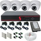 Kit Cftv 4 Câmeras Segurança Internas 2mp 1080p 20m Dvr Full Hd 4 Ch