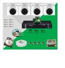 Kit CFTV 4 Câmeras VHC 1120D 720P 2,8mm DVR Intelbras MHDX Multi HD + HD 1TB