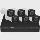Kit Cftv 6 Câmeras Segurança Full Hd 2mp 1080p Dvr Intelbras - Intelbras/Multitoc