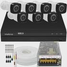 Kit Cftv 7 Câmera Segurança Full Hd 2mp Dvr Intelbras Sem HD - Intelbras/Fullsec