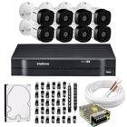 Kit Cftv 8 Câmeras Multi Hd 720p 1 MP Dvr Intelbras Mhdx 1108