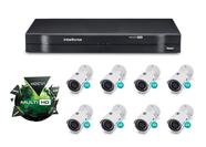 Kit CFTV DVR Stand Alone com 8 Câmeras G3 Multi HD Intelbras