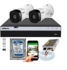 Kit CFTV Intelbras HD 2 Câmeras VHC 1120B DVR MHDX 3104 C/HD