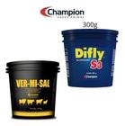 Kit Champion Difly S3 300g + Vermisal Mineralizante 1,110kg