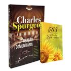 Kit Charles Spurgeon Oração Comunitária + Devocional 365 Mensagens Diárias Girassol