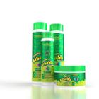 Kit Charmelle Babablu Maca verde vom 4 items (Shampoo e Condicionador e Mascara e Finalizador)