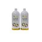 Kit Charmy Infinity Liss Argan Shampoo Antirresíduo 1L + Plástica dos Fios 1L