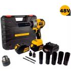 Kit Chave de Impacto e Furadeira 48v Profissional com 2 Baterias - LAURUS