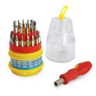 Kit Chave de precisão 31Pç Torx Philips Allen Ponta Imantada - SAINT