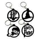 Kit Chaveiro Harry Potter Preto Fosco