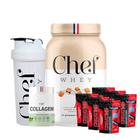 Kit Chef Whey 907g + Collagen 300gr + Coqueteleira 700ml + Creatina 600gr - Inovative Nutrients