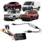 Kit Chicote Ligação Rádio Som Automotivo Fiat Toro Ducato Jeep Renegade Compass Plug And Play