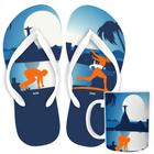 Kit Chinelo e Caneca 325ml Corrida Maratona Rio de Janeiro corrida Presente maratonista