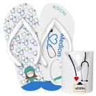 Kit Chinelo e Caneca de Polímero 325ML Medicina Médico Cirurgião - Naltic