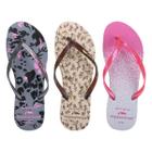 Kit Chinelo Tropical Brasil Slim 002 Feminino