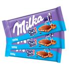 Kit Chocolate Milka Chips Ahoy com 3 unidades de 100g