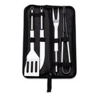 Kit Churrasco 4 peças Inox Com Estojo Nylon - DRAIK