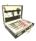 Kit Churrasco Cozinha Gril Chef 25 Pç Excelente De Presente