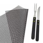 Kit Churrasco Garfo Faca E Tela Antiaderente Teflon - Wincy