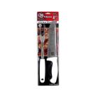 Kit Churrasco Inox Com Cabo Plástico Garfo E Faca Açougueiro