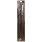 Kit Churrasco Mor 2 Pecas Garfo E Faca Grande 52Cm