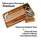 Kit Alpaca Faca Churrasqueiro 9 Nó Espanhol + Garfo Garra Tridente de Boi  em Promoção na Americanas