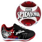 Kit Chuteira e Bola Marvel Homem Aranha Infantil Original - Dray