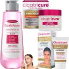 Kit Cicatricure Água Micelar Protetor Solar Fps50 Facial