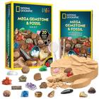 Kit científico NATIONAL GEOGRAPHIC Mega Fossil and Gemstone Dig