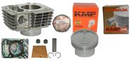 Kit Cilindro Cg 190 Pistão Kmp + Anel Rik Kit Premium