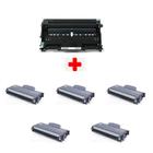 Kit Cilindro Dr360 + 5 Toner Tn330 Tn360 DCP7070 HL2140 7040 - Maxtonerink