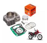 Kit Cilindro Motor Kmp Preparação Competição 150 cc Para 220 + Junta Kit A Cg Titan Fan Start Cargo Nxr Bros 150