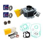 Kit cilindro Motor Rolamentos Biela Juntas Biz 125 ate 2008