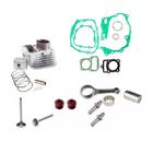 Kit cilindro Motor Titan 125 02 /08 Biela Válvulas Guias