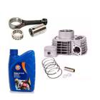 Kit Cilindro Pistao Aneis Biela Honda Fan 125 2009/16 + Oleo